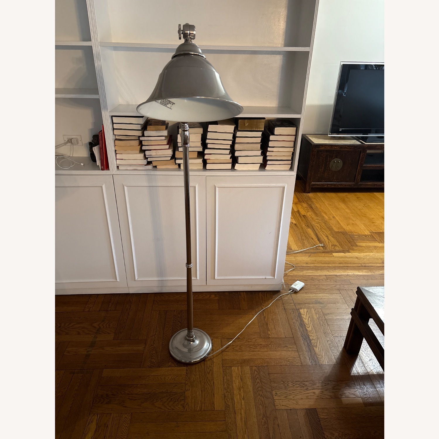 Crate & Barrel Bell Shaped Standing Lamp - image-2