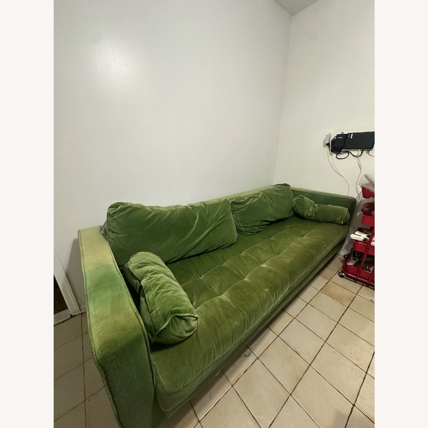 Article Sven Green Velvet Sofa - image-2