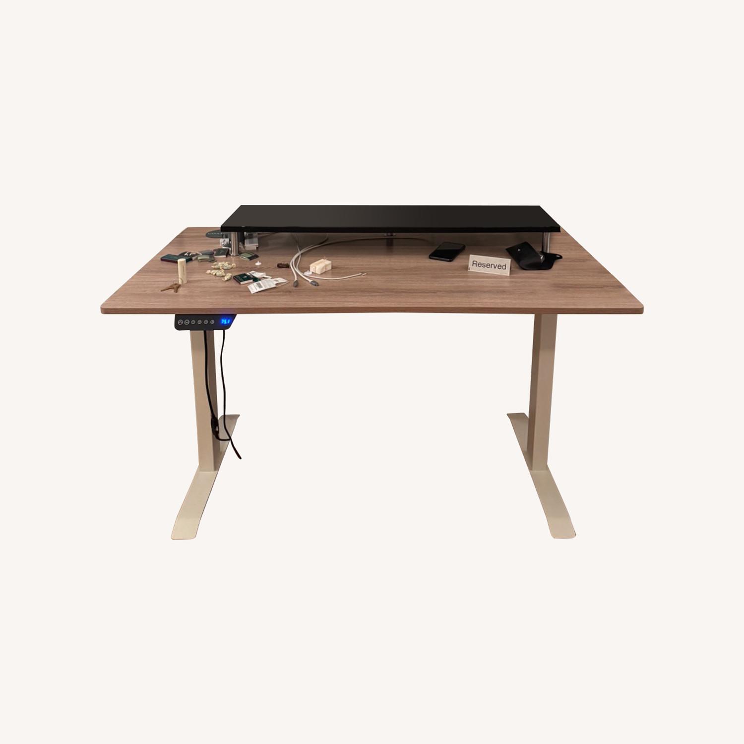 Amazon SHW Maple Standing Desk - image-0