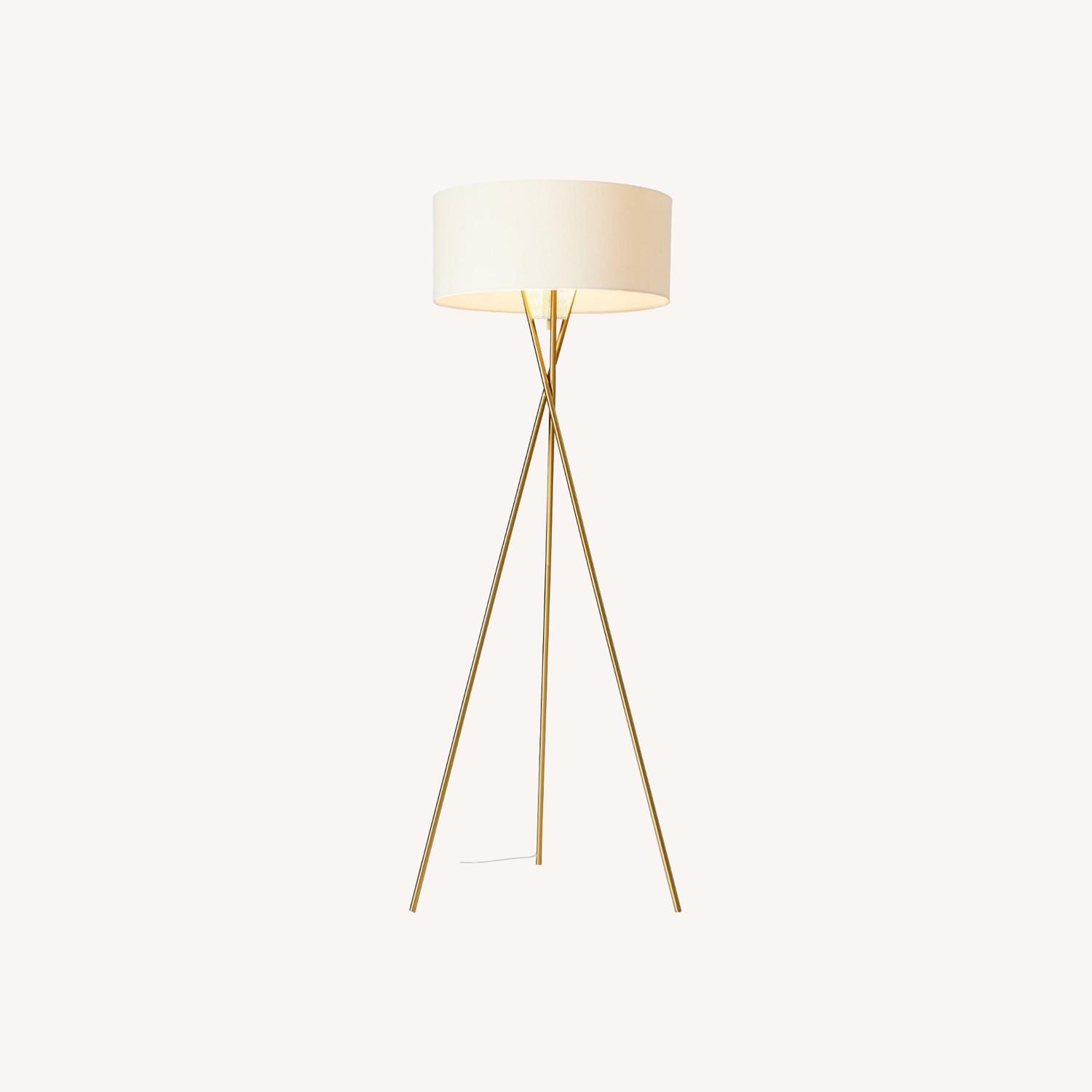 West Elm Mid-Century Tripod Floor Lamp - image-0
