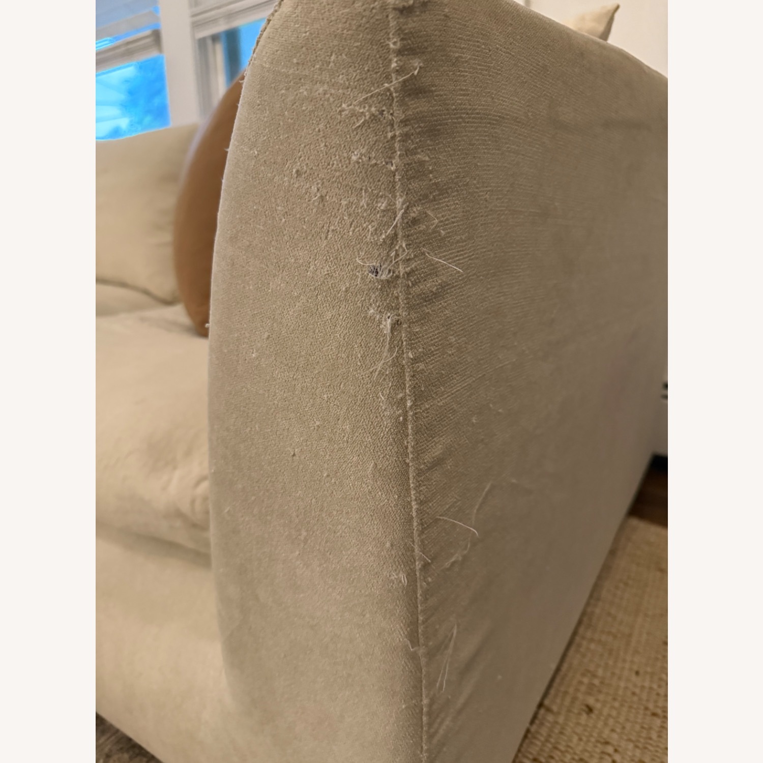 Beige Low Trendy Couch  - image-1