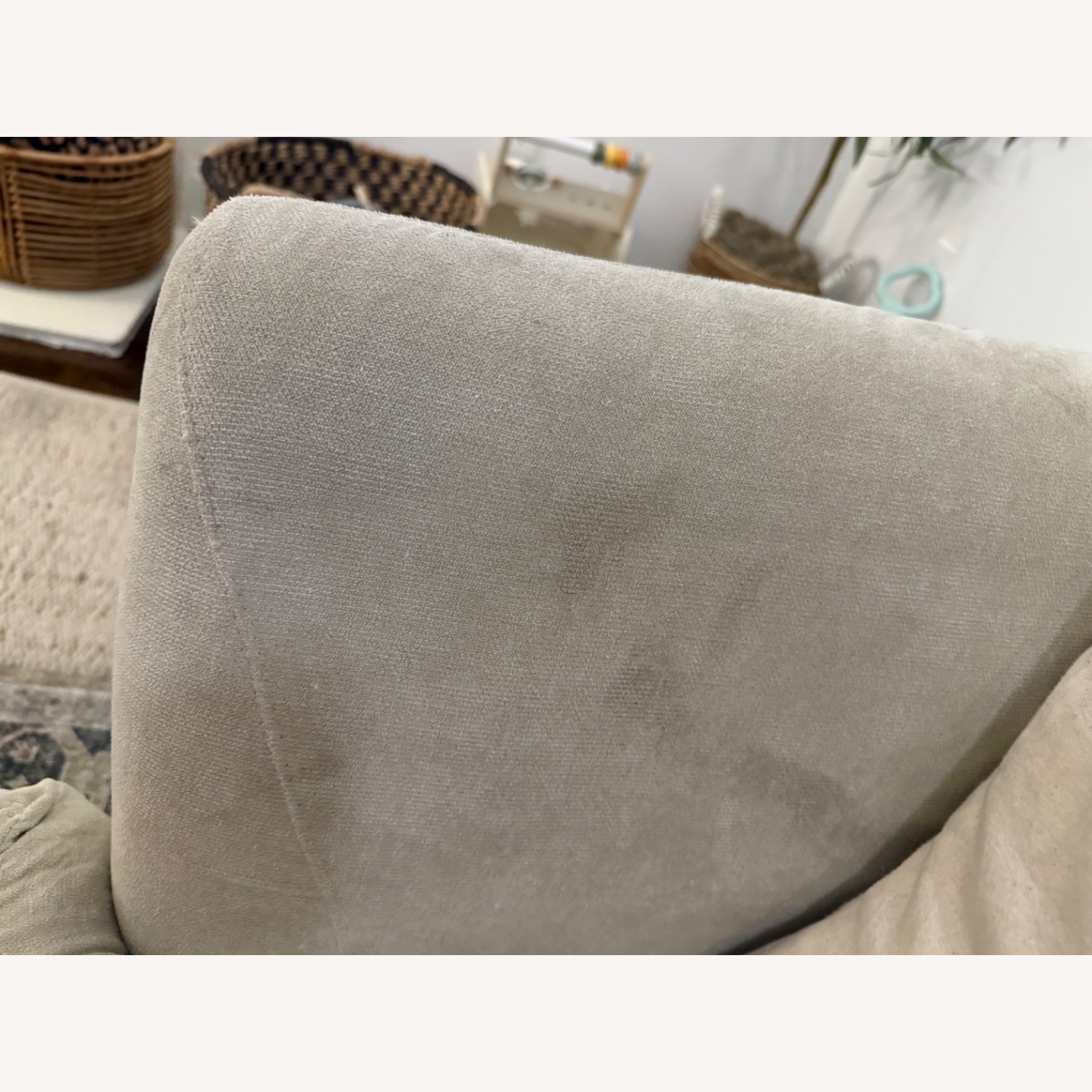 Beige Low Trendy Couch  - image-2