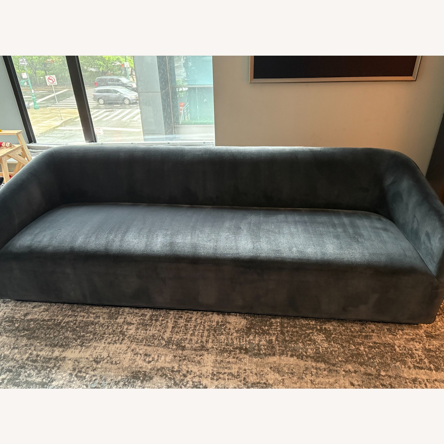 Restoration Hardware Italian Shelter Arm Sofa 8 ft - image-1