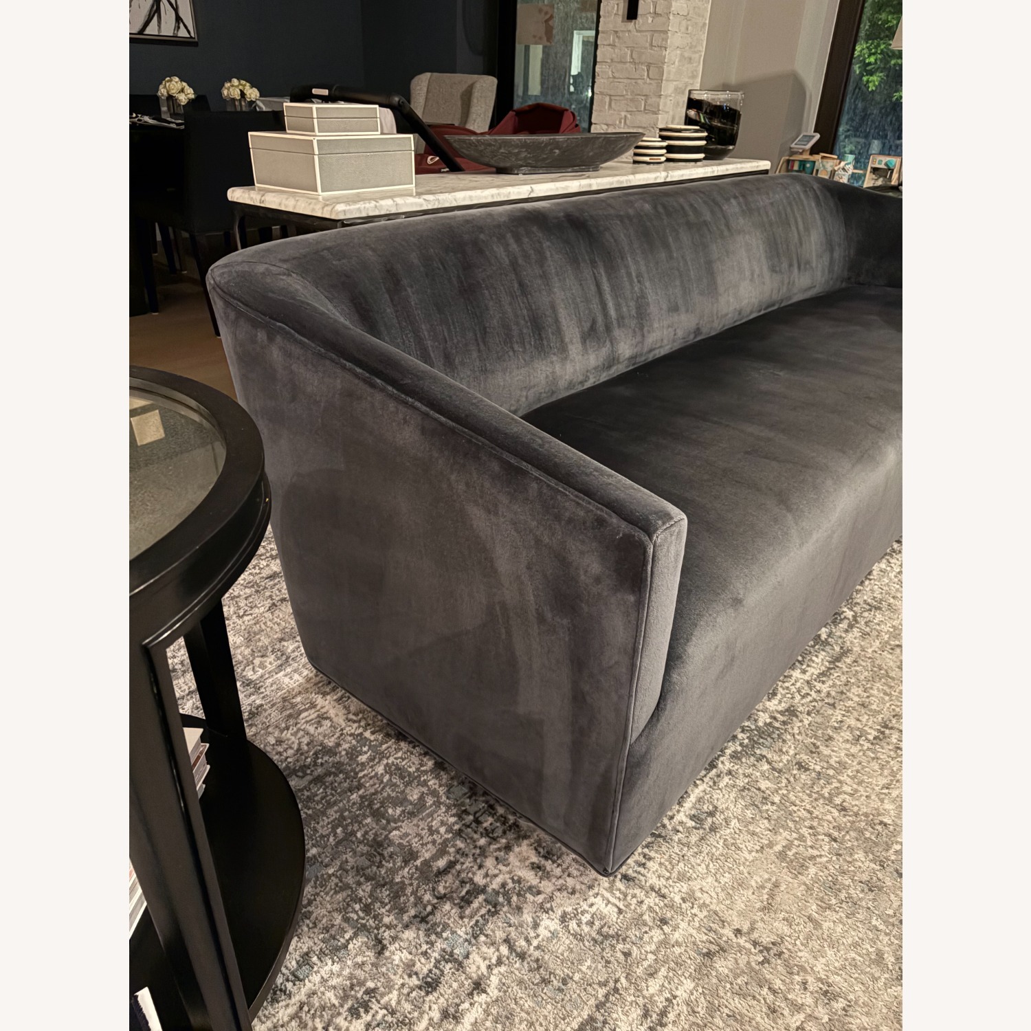 Restoration Hardware Italian Shelter Arm Sofa 8 ft - image-3