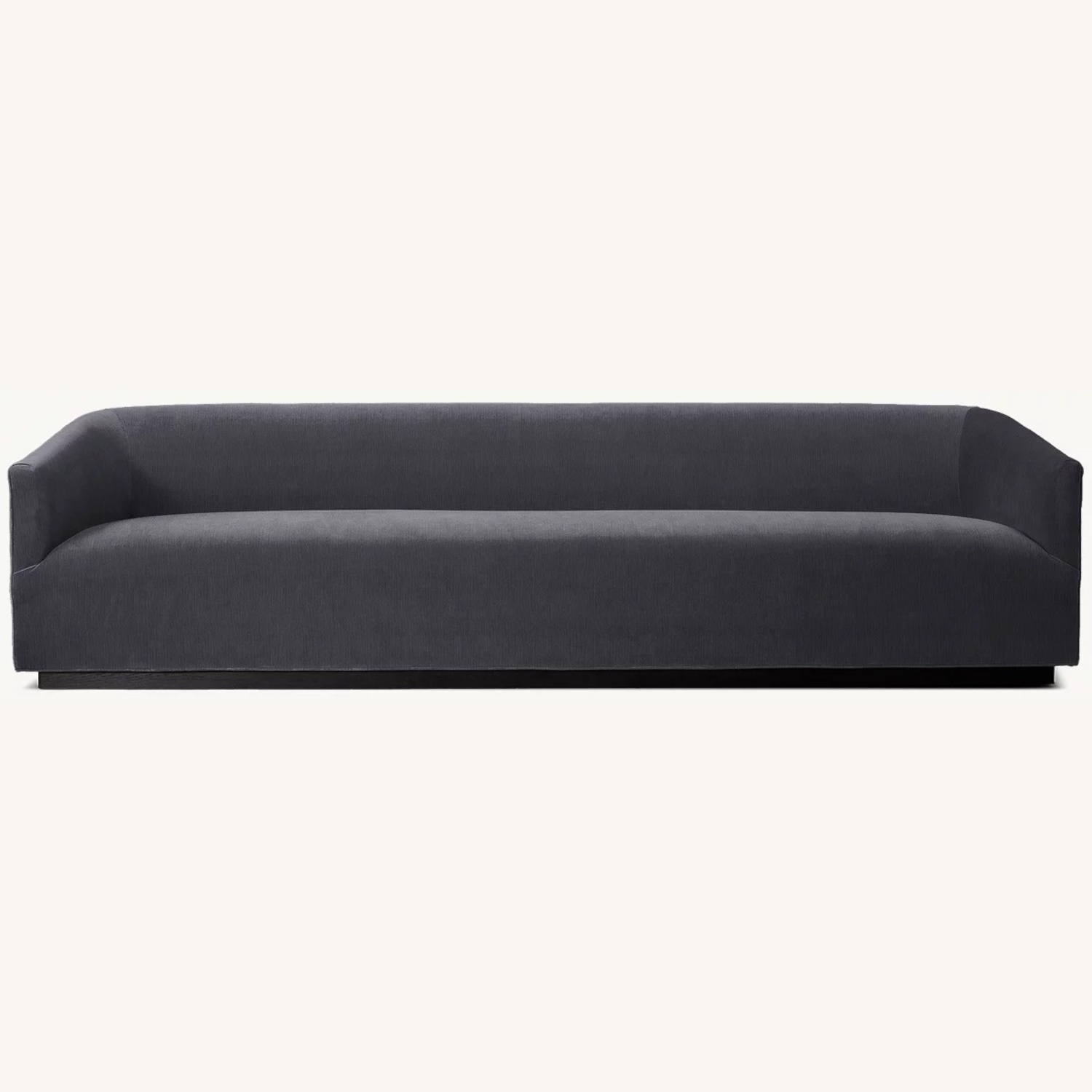 Restoration Hardware Italian Shelter Arm Sofa 8 ft - image-0
