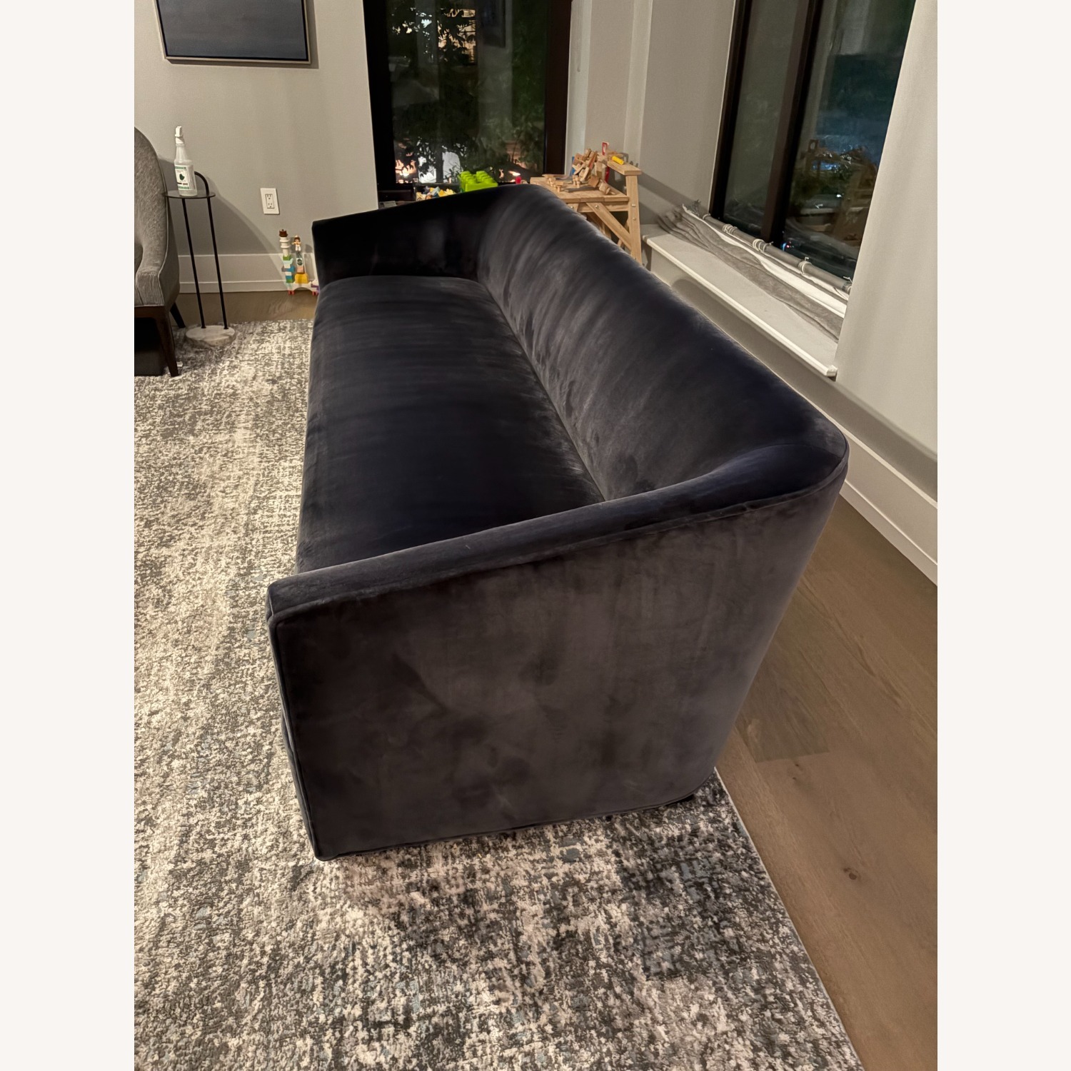 Restoration Hardware Italian Shelter Arm Sofa 8 ft - image-2