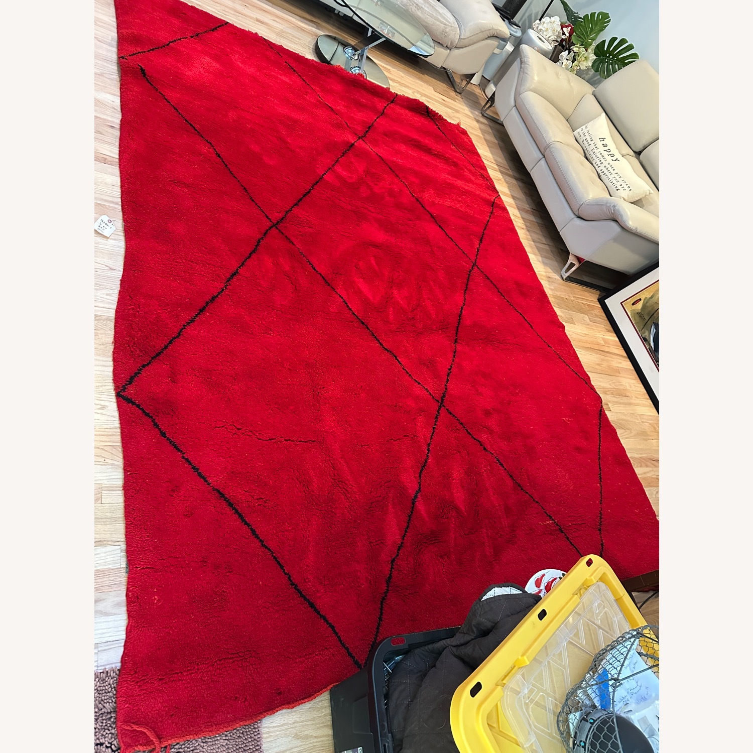 Hand Made Moroccan Wool Rug - image-4