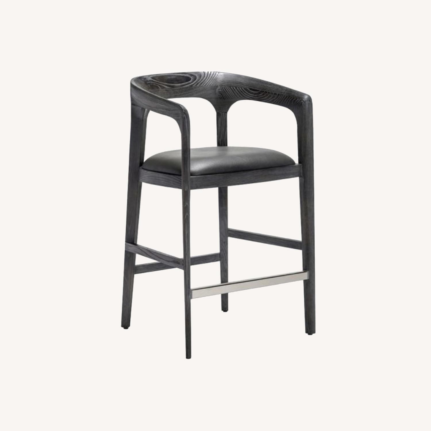 Interlude Home Kendra Counter Stool - Grey - image-0