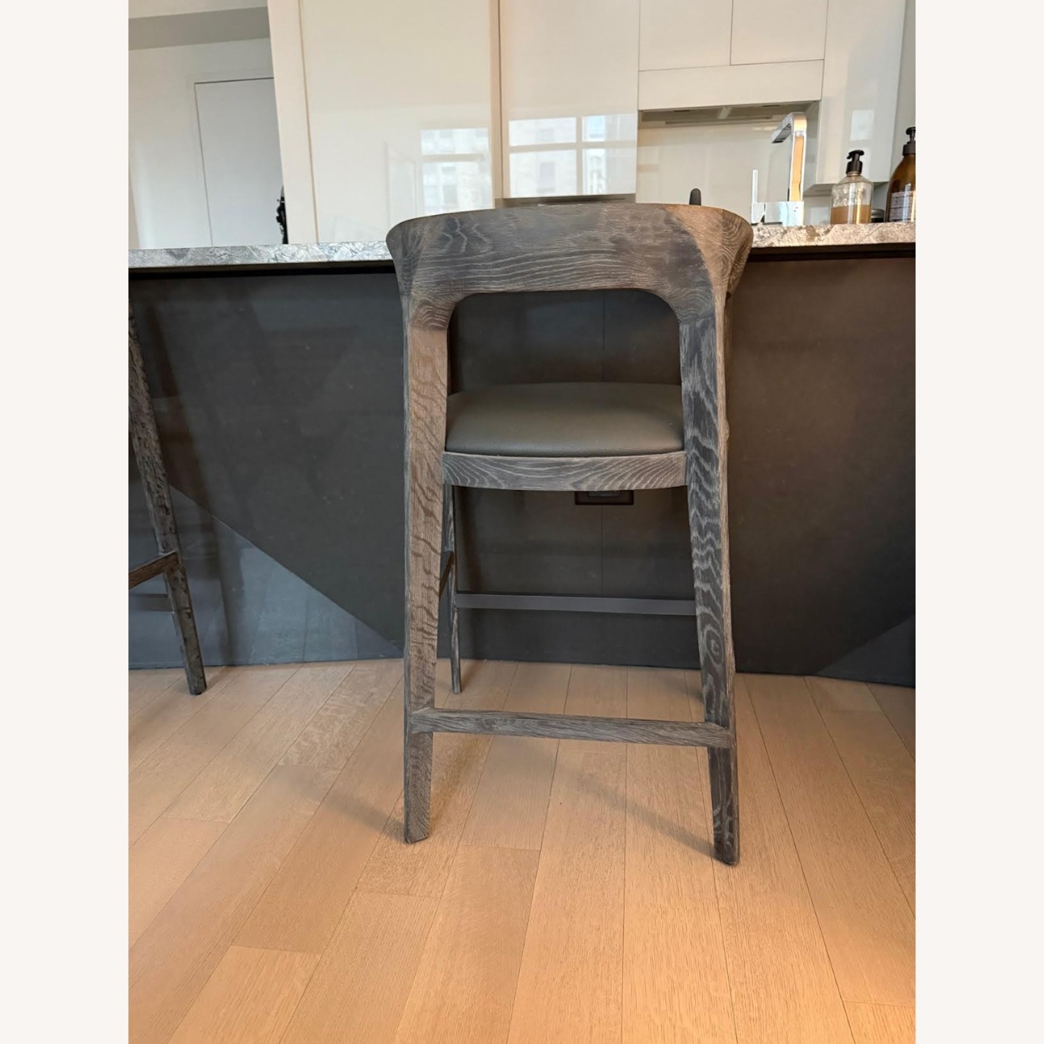 Interlude Home Kendra Counter Stool - Grey - image-3