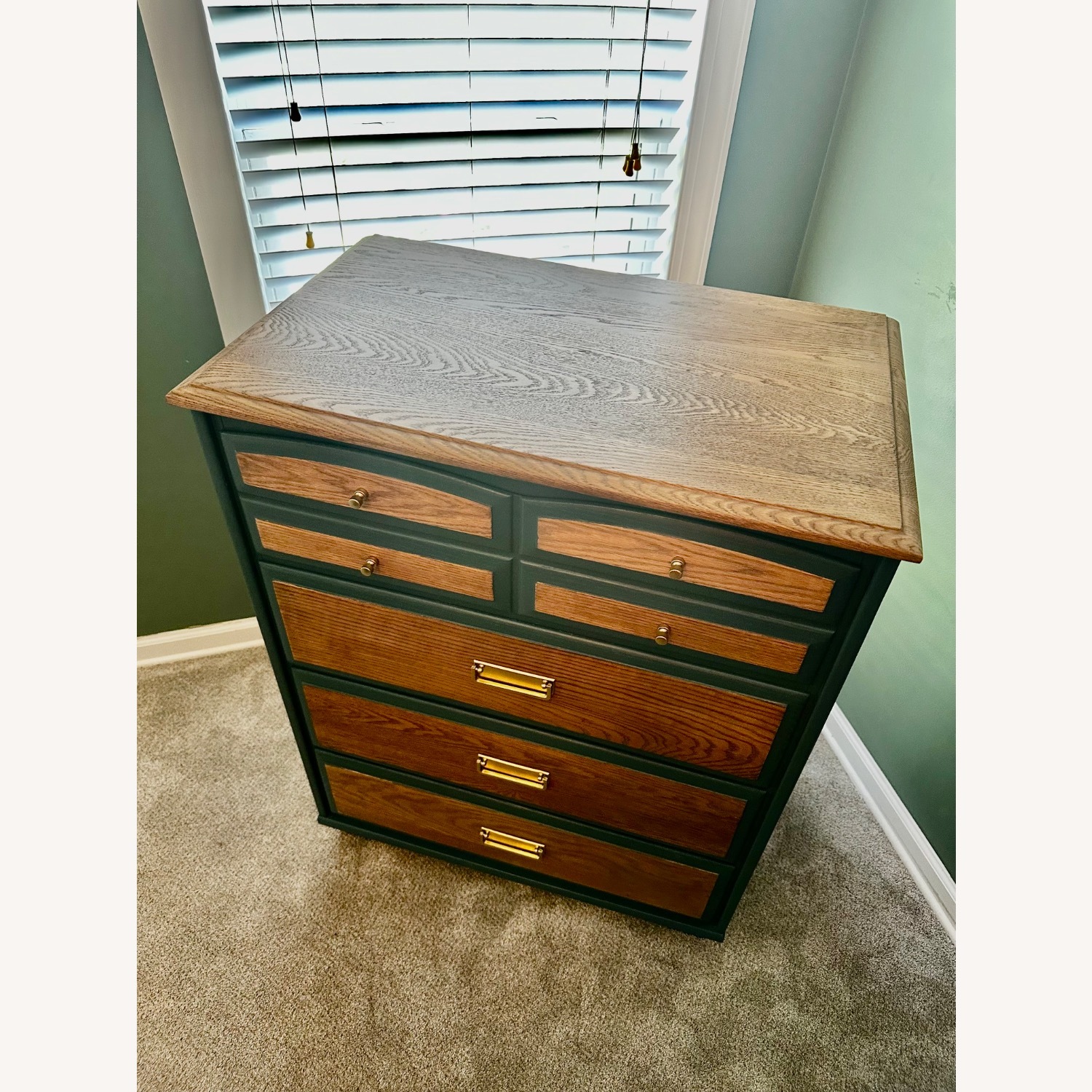 Oak Dresser Mid-Century Modern Style - image-5