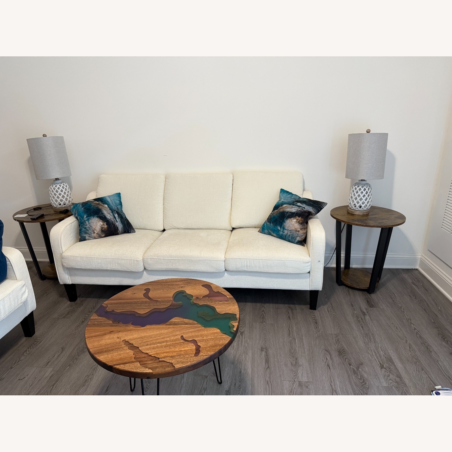 Natural Three Seat Sofa - image-1