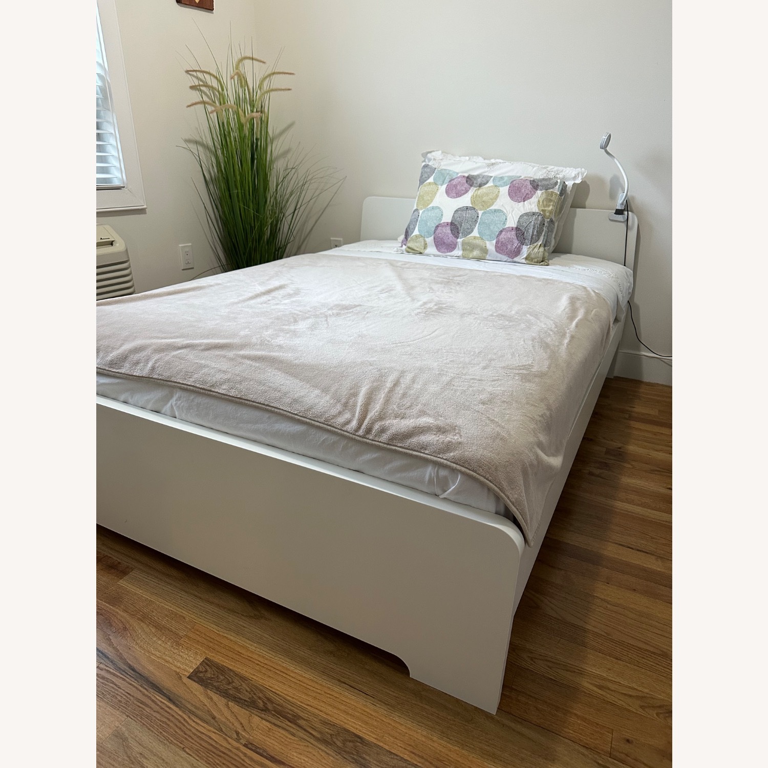 IKEA White Bed Frame Full Size - image-1