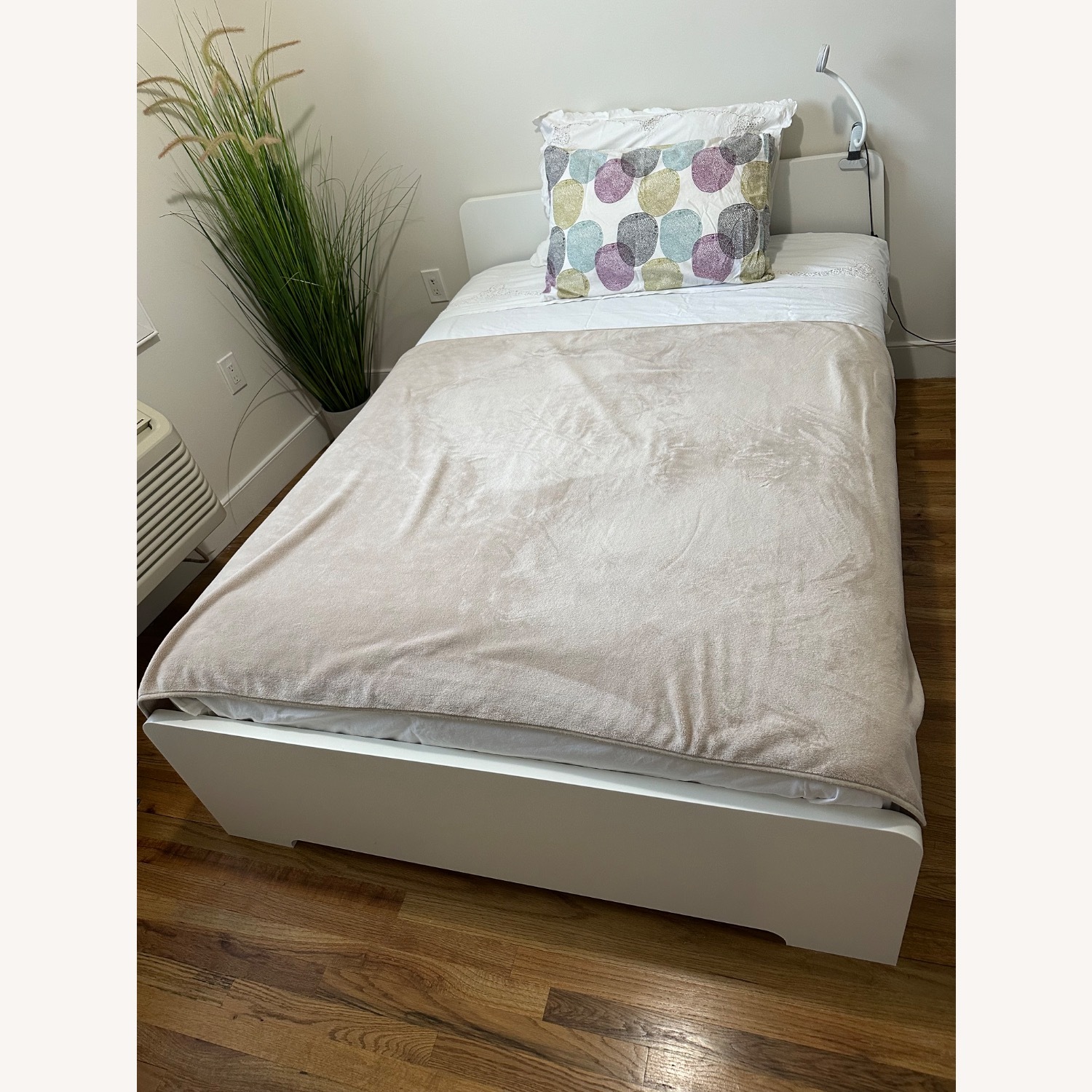 IKEA White Bed Frame Full Size - image-3