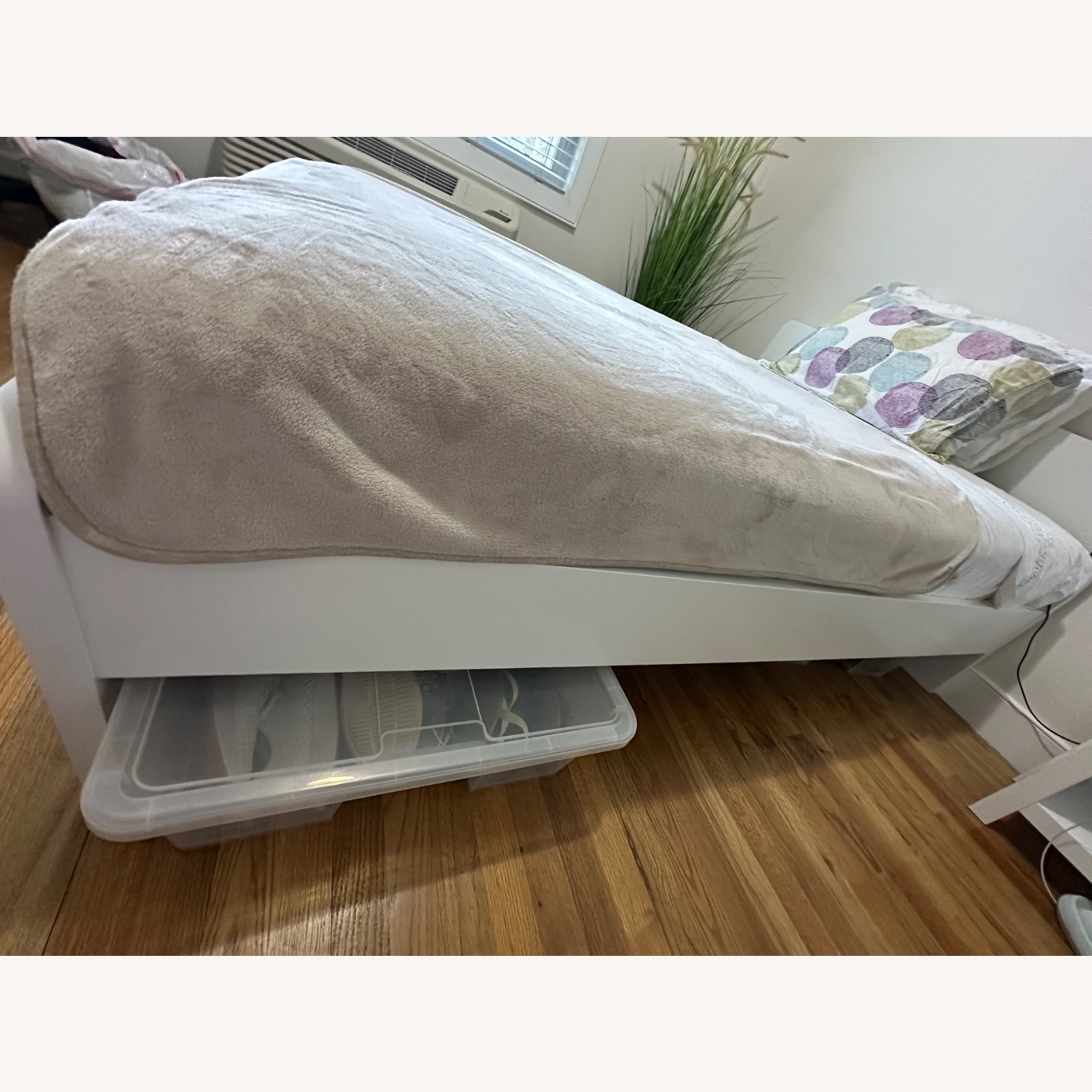 IKEA White Bed Frame Full Size - image-4