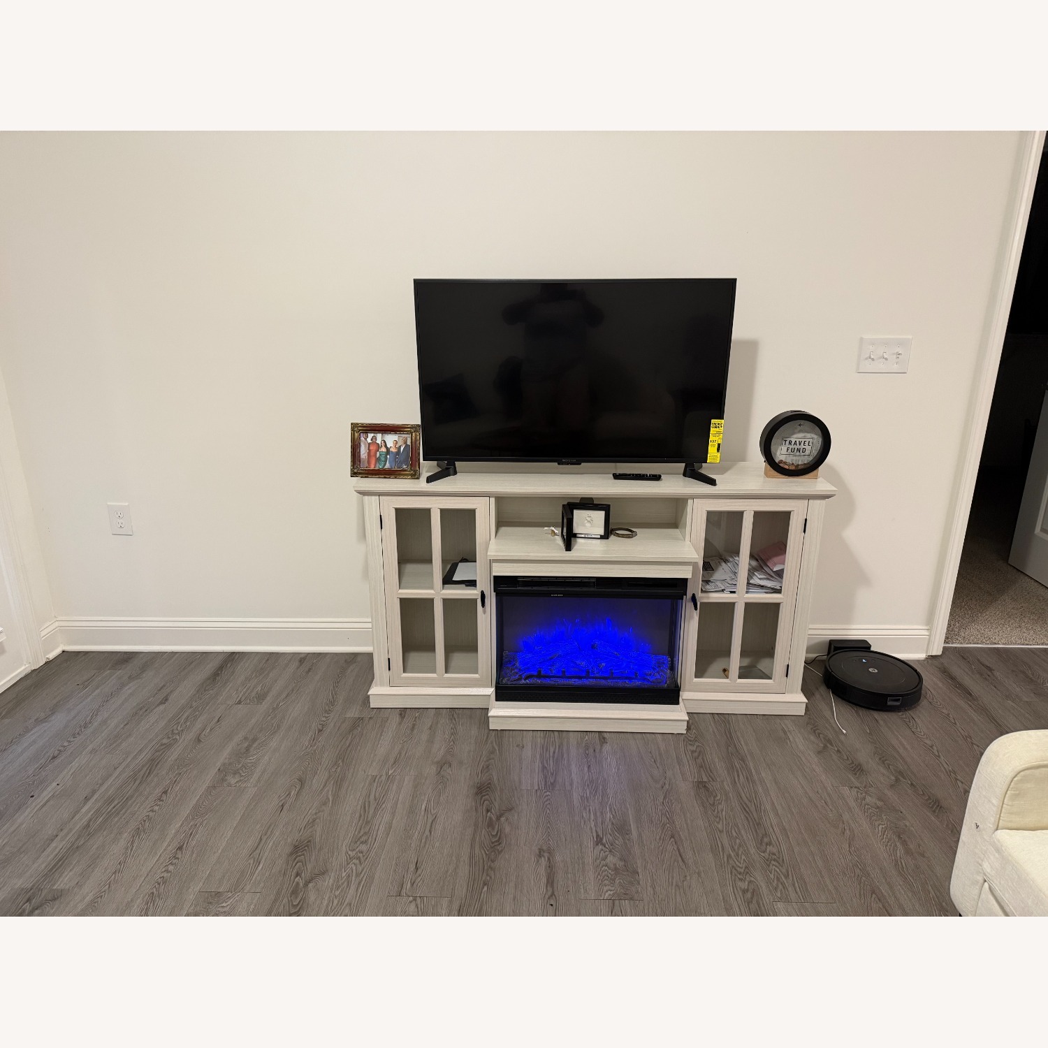 TV Stand with Electric Fireplace - image-2