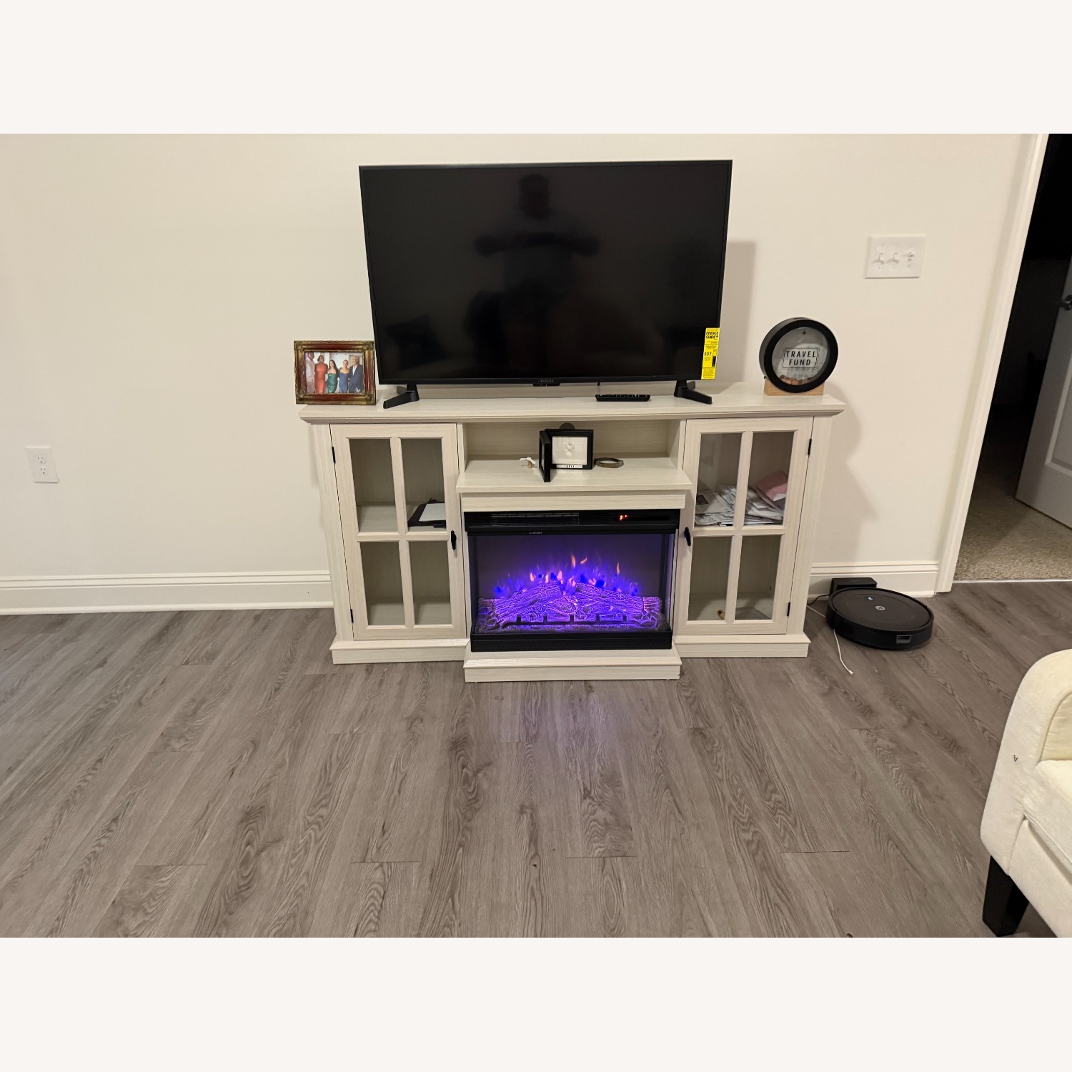 TV Stand with Electric Fireplace - image-3
