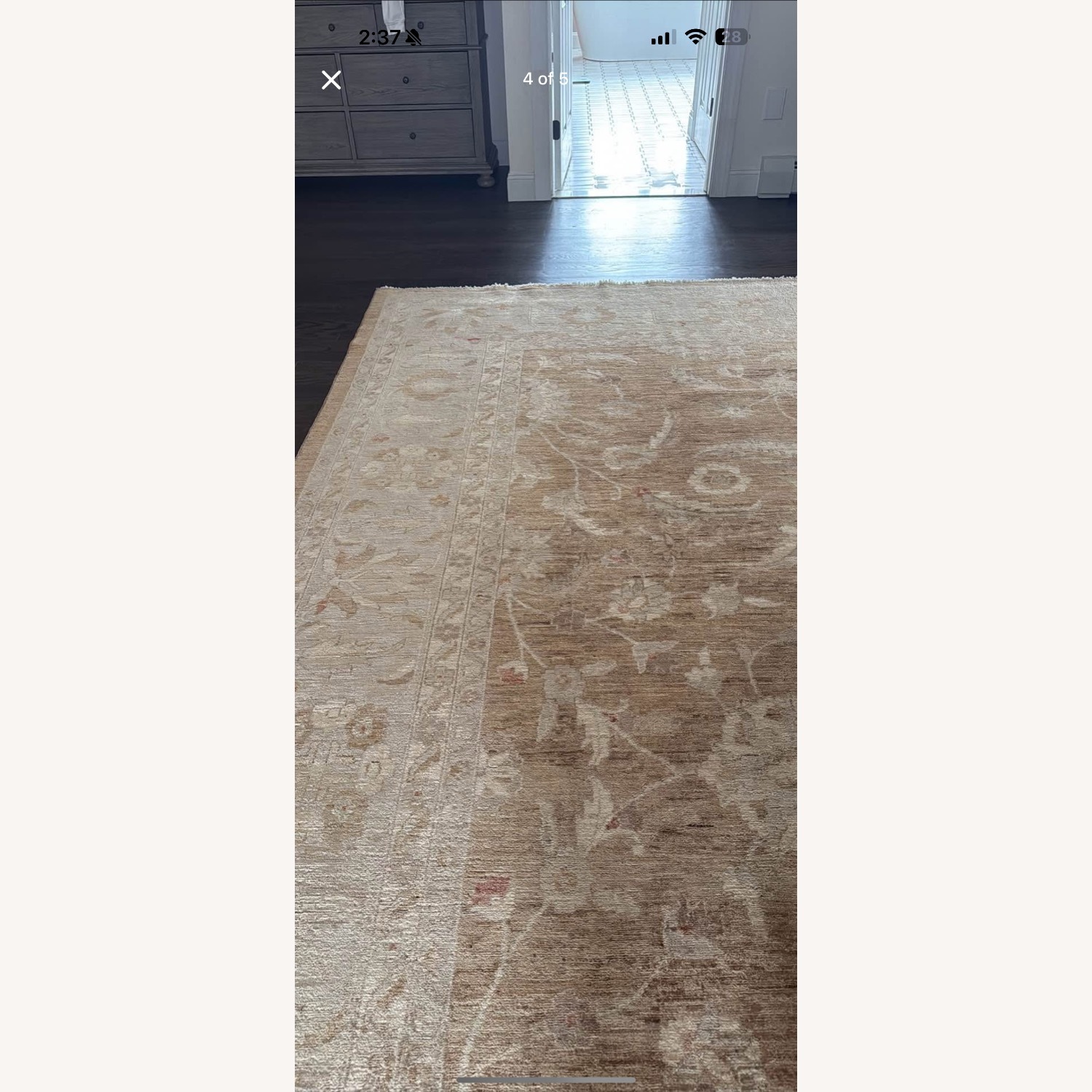 100% Handwoven Oriental Wool Rug  - image-2