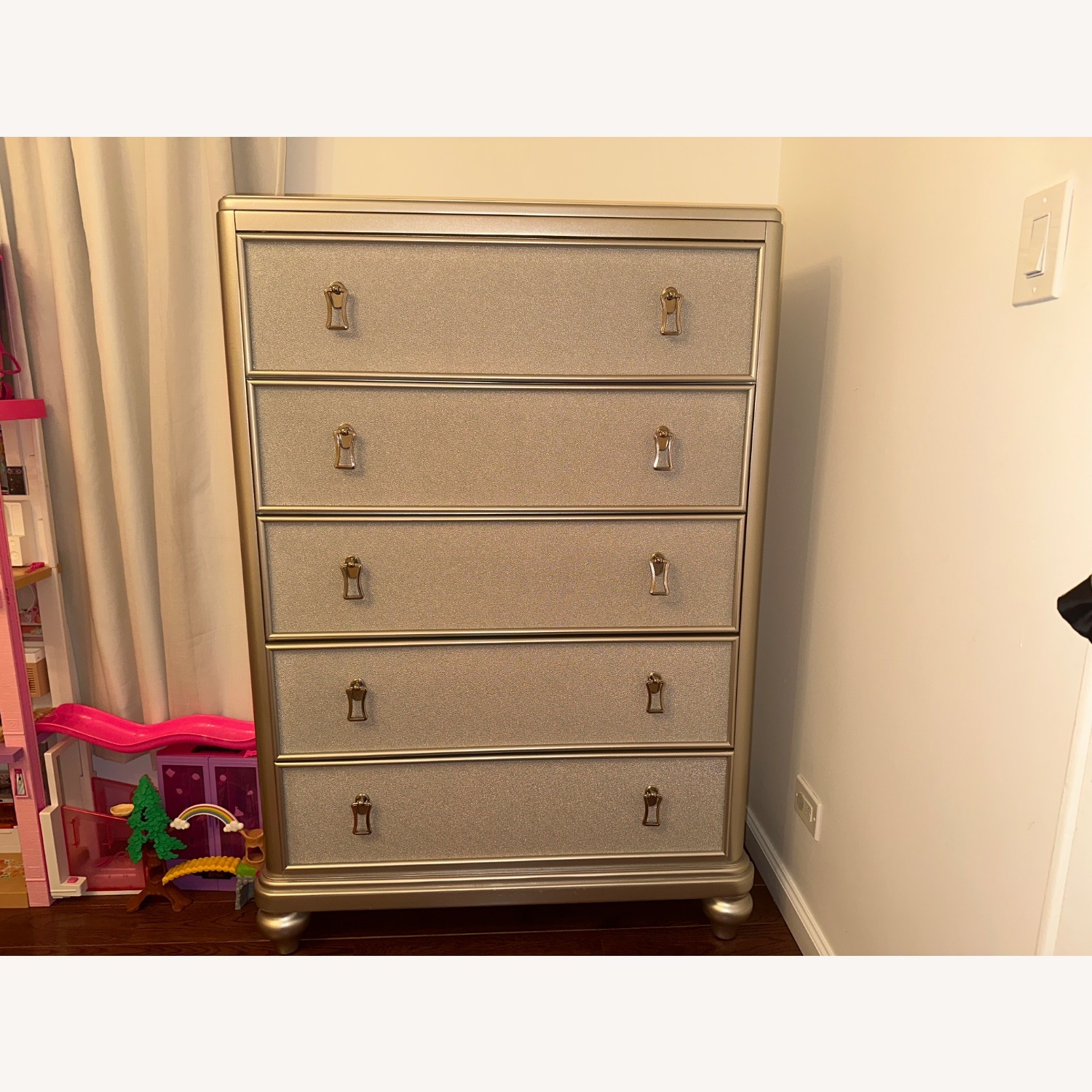 Bob's Diva II  Silver 5-Drawer Lift Chest - image-2