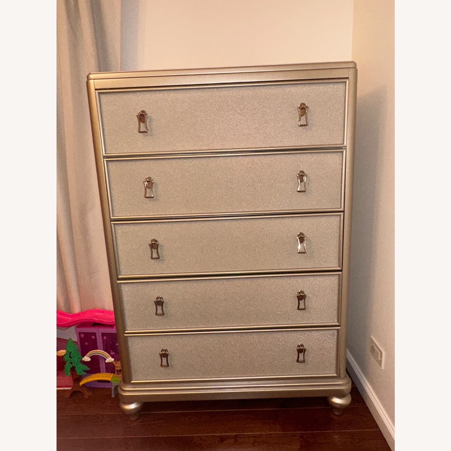 Bob's Diva II  Silver 5-Drawer Lift Chest - image-1