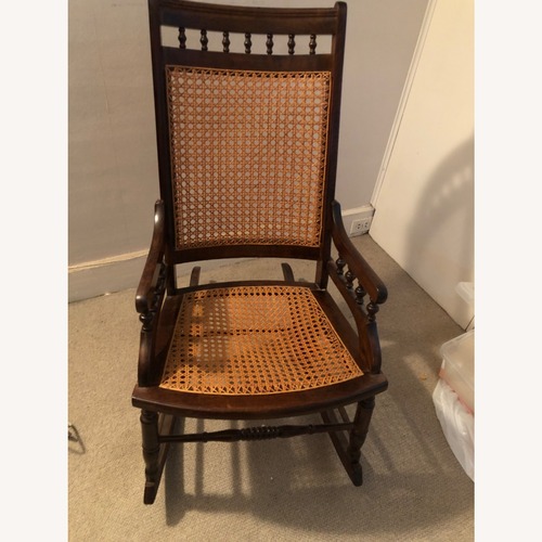 Used Rattan Rocking Chair for sale on AptDeco
