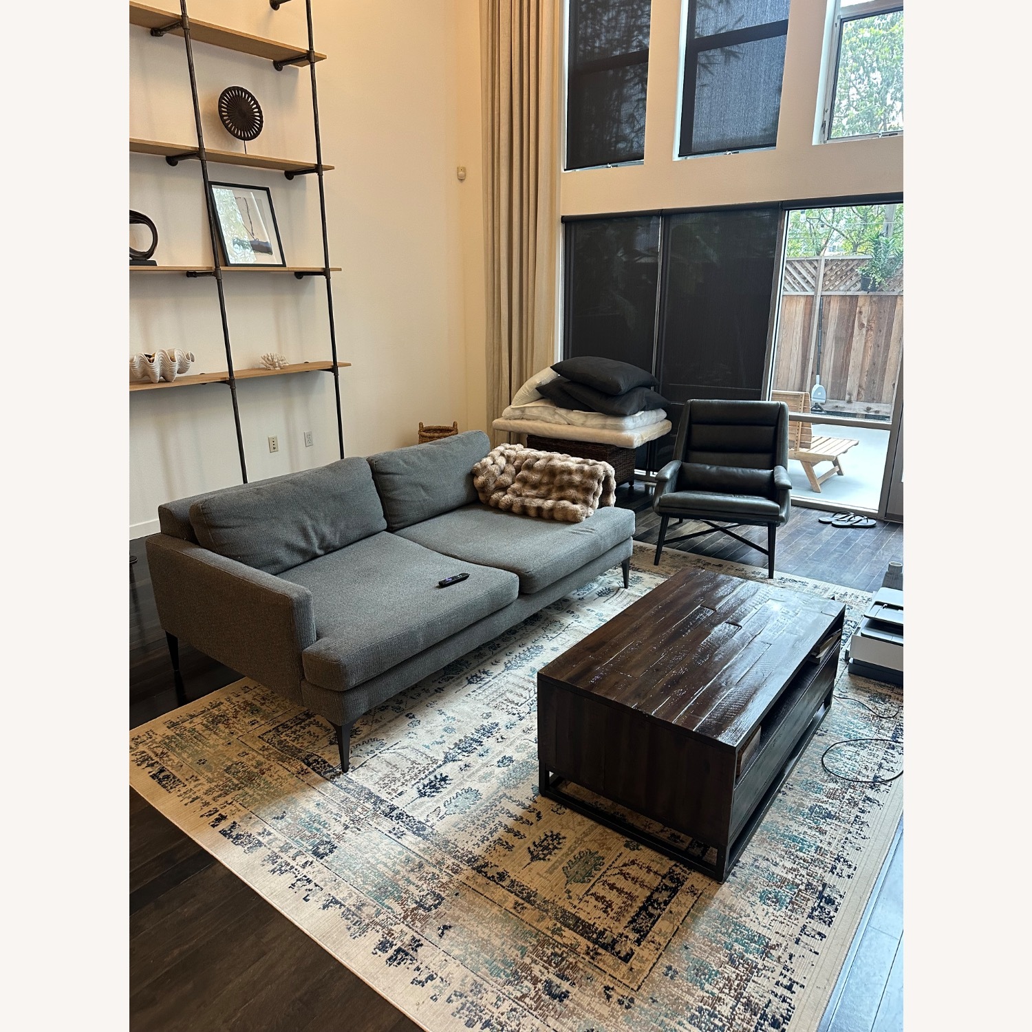 West Elm Andes 77” Deep Sofa - image-1