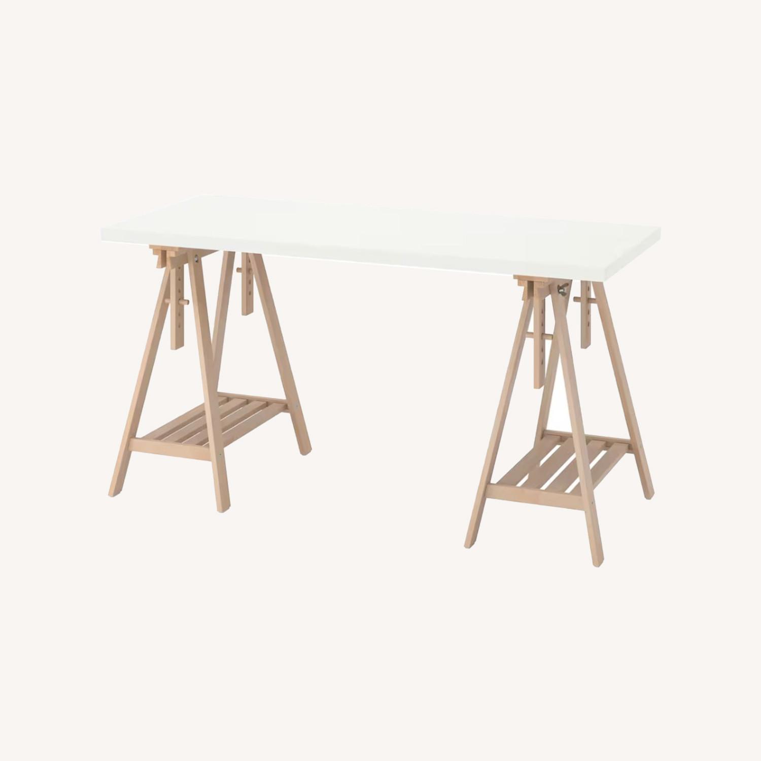 IKEA LAGKAPTEN / MITTBACK Adjustable Desk - image-0