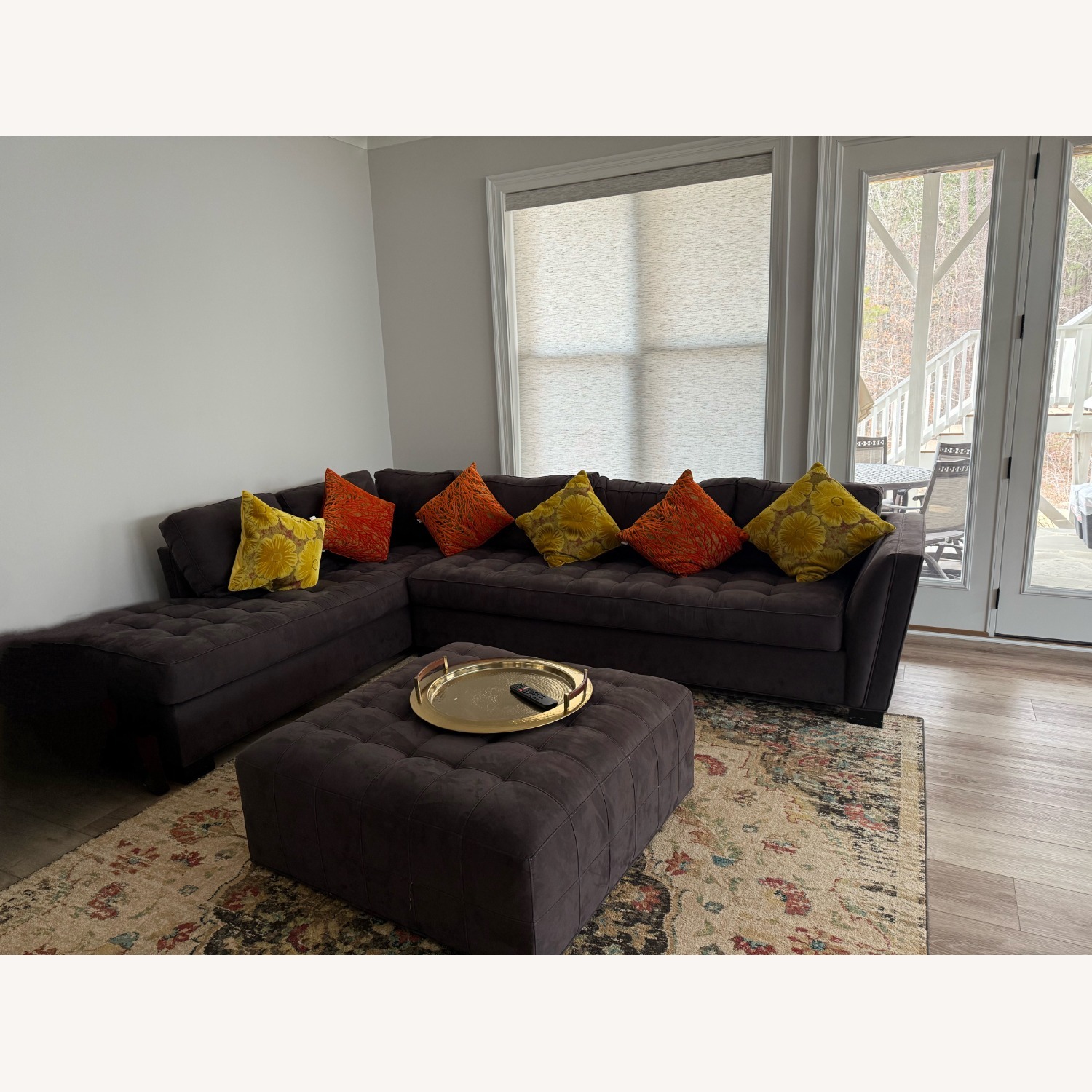 XL Sectional+ Cocktail Ottoman - image-1