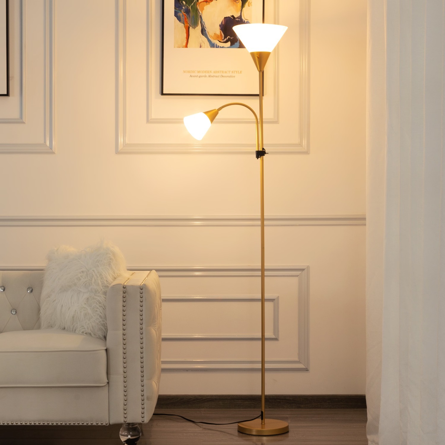 Target 71.3” Tochiere Floor Lamp - image-1