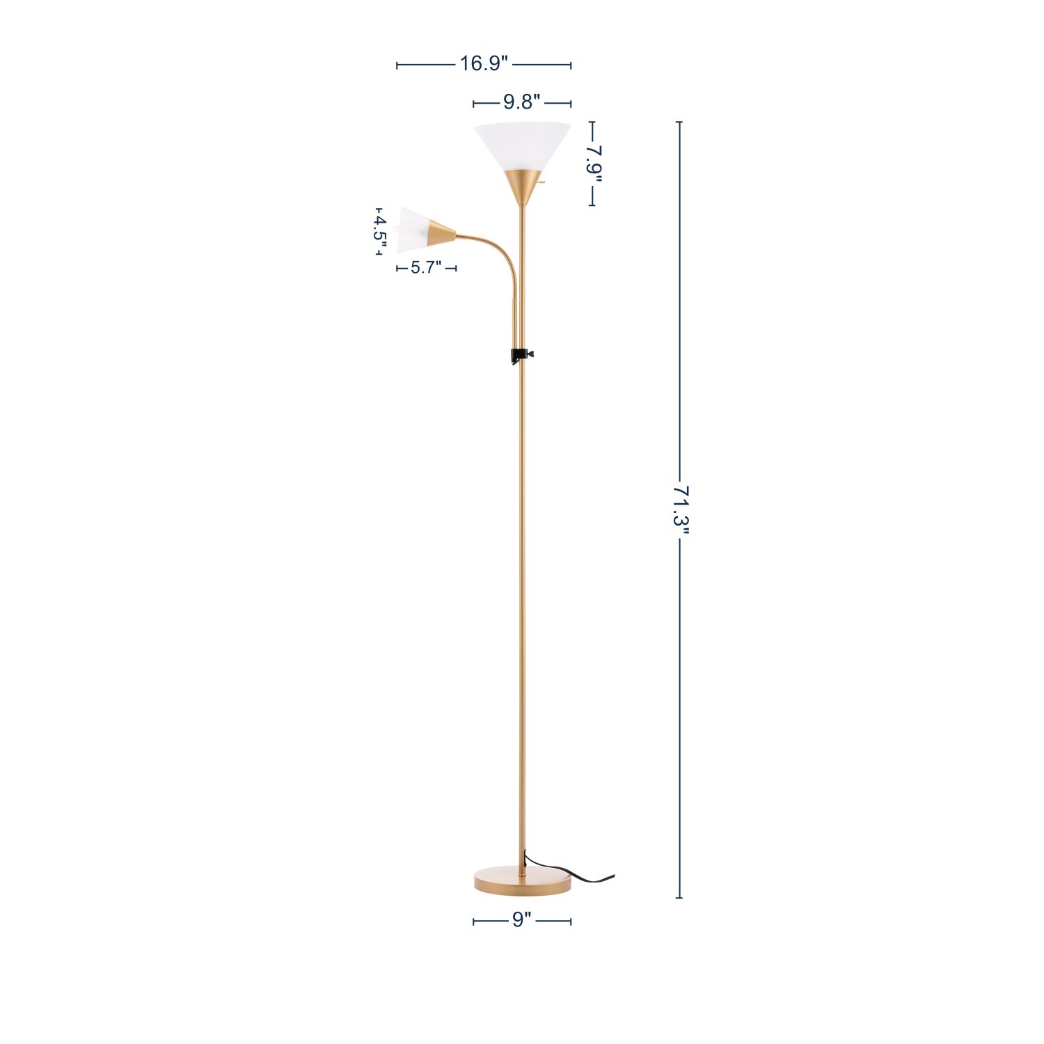 Target 71.3” Tochiere Floor Lamp - image-9