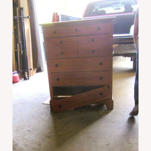 Used Vintage 5 Drawer Tall Gents Dresser for sale on AptDeco