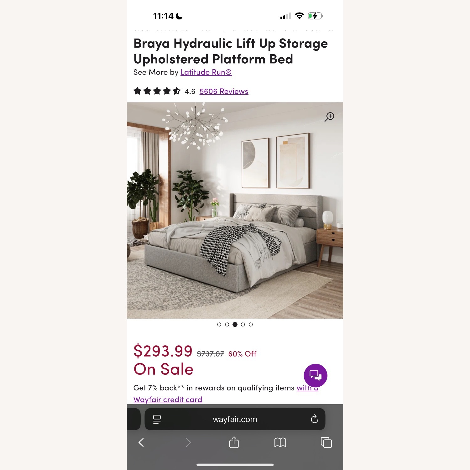 Wayfair Braya Lift up Bed - image-1