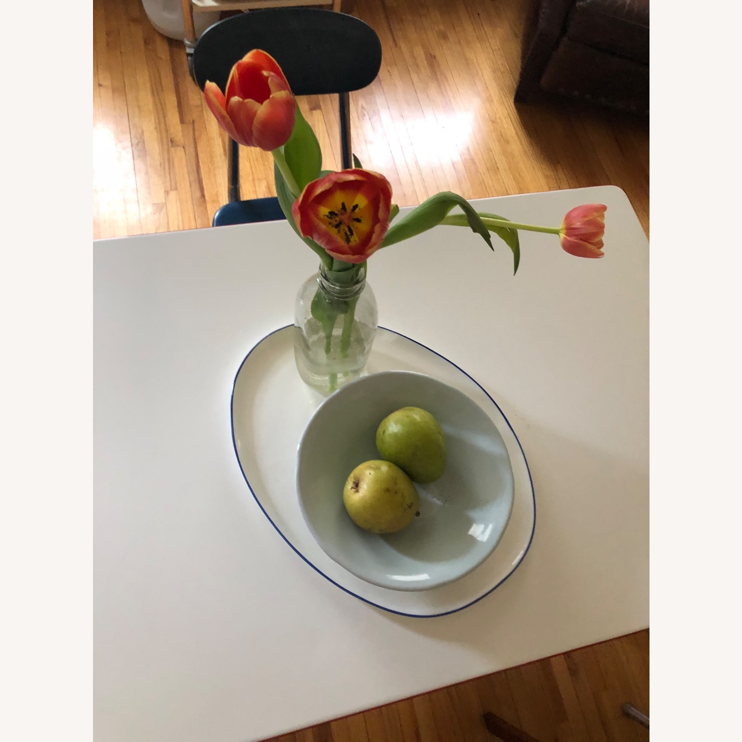 1940’s Era Porcelain Top Table - image-4