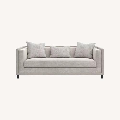 Used Gray Tuxedo Sofa for sale on AptDeco