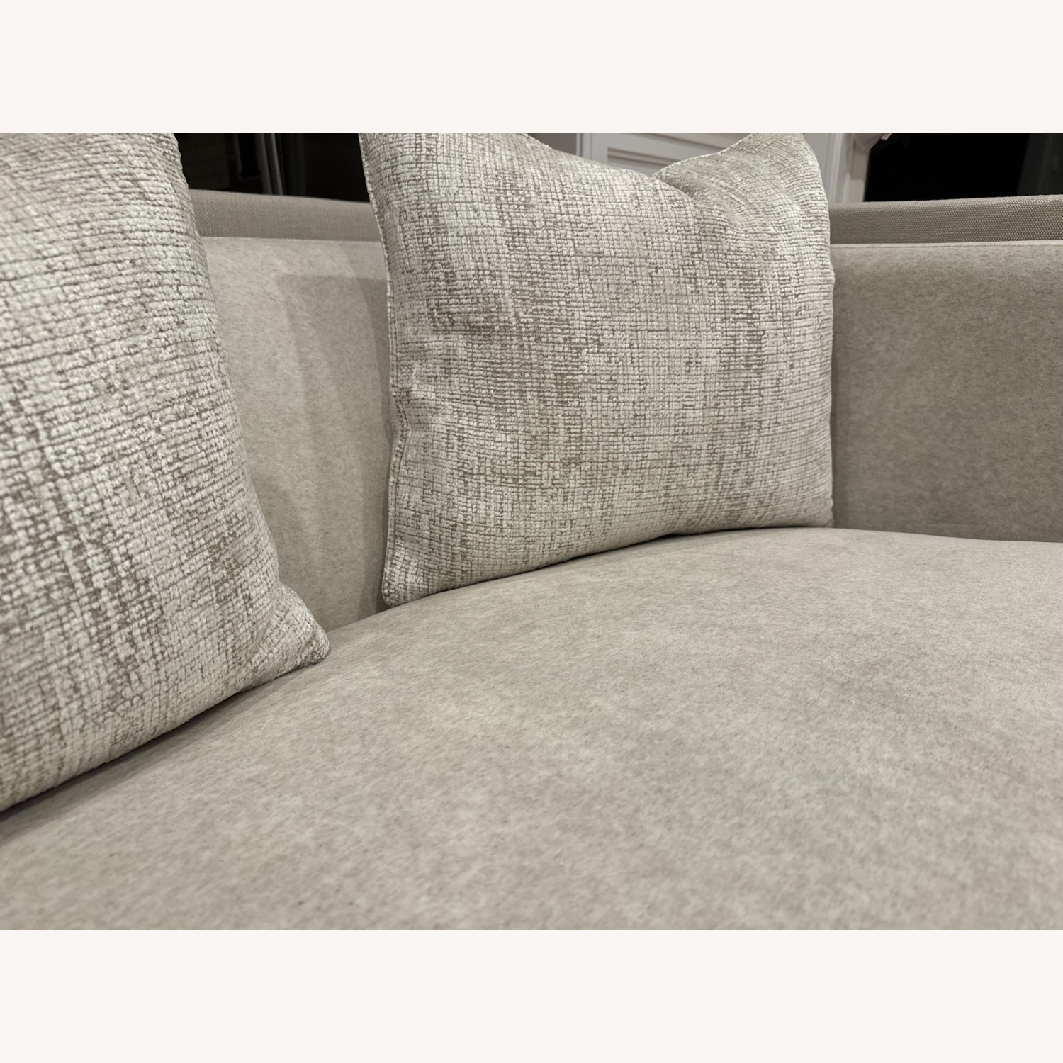 Gray Tuxedo Sofa - image-11