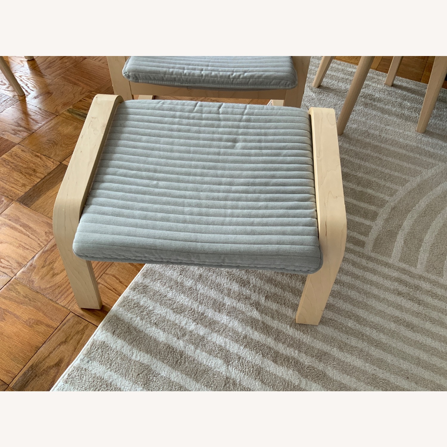 IKEA POANG Chair & Ottoman - image-3