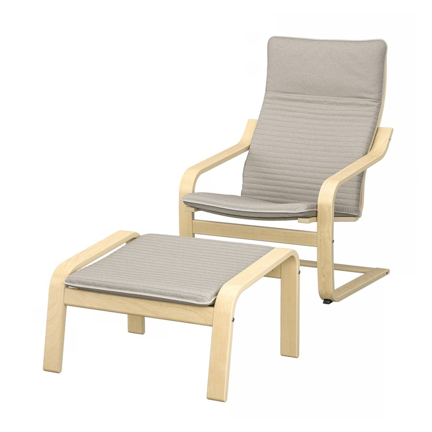 IKEA POANG Chair & Ottoman - image-6