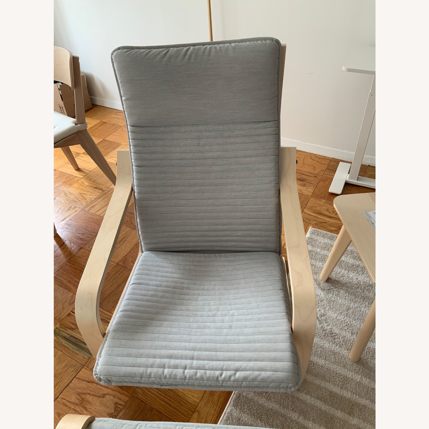 IKEA POANG Chair & Ottoman - image-4