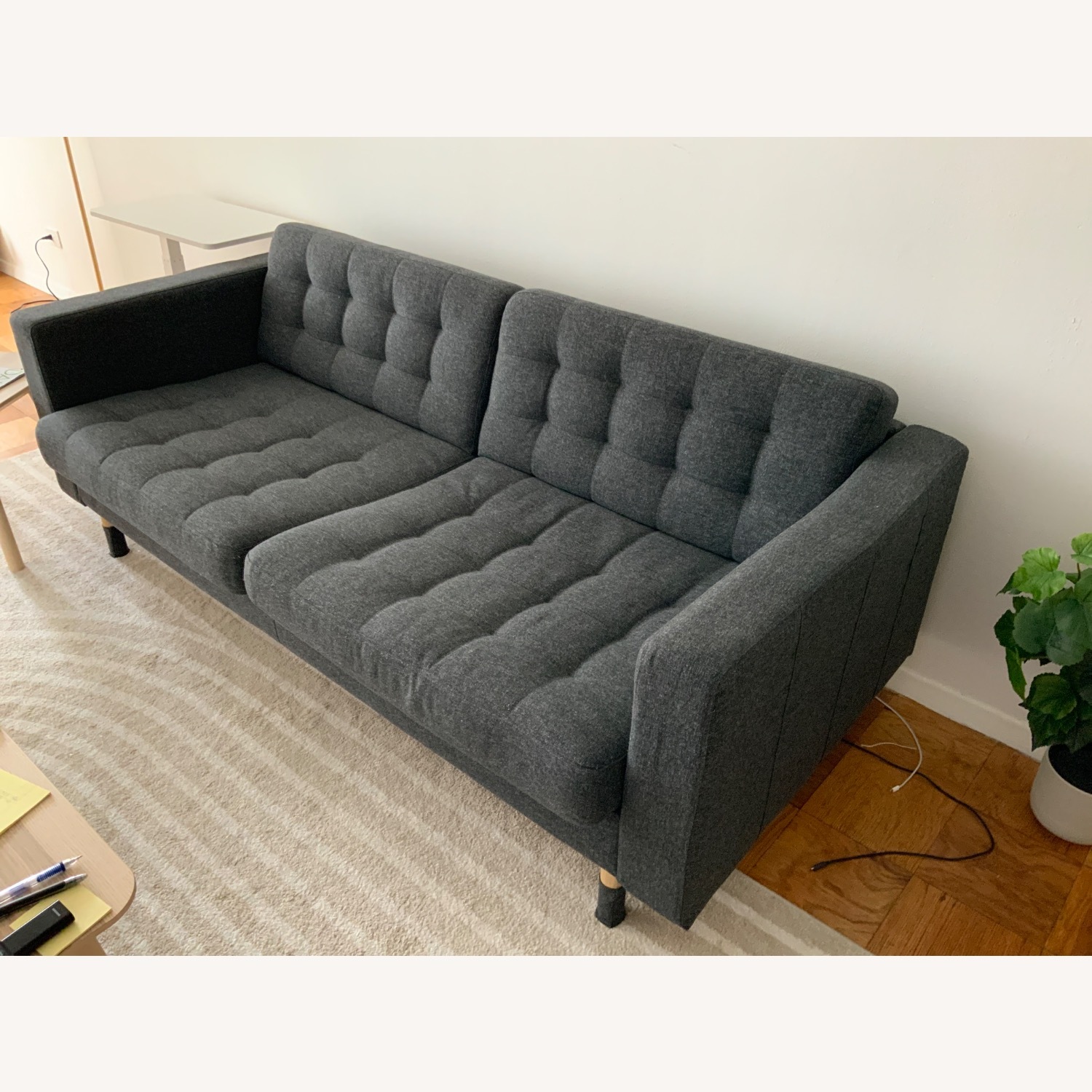 IKEA Morabo Dark Grey Sofa - image-3