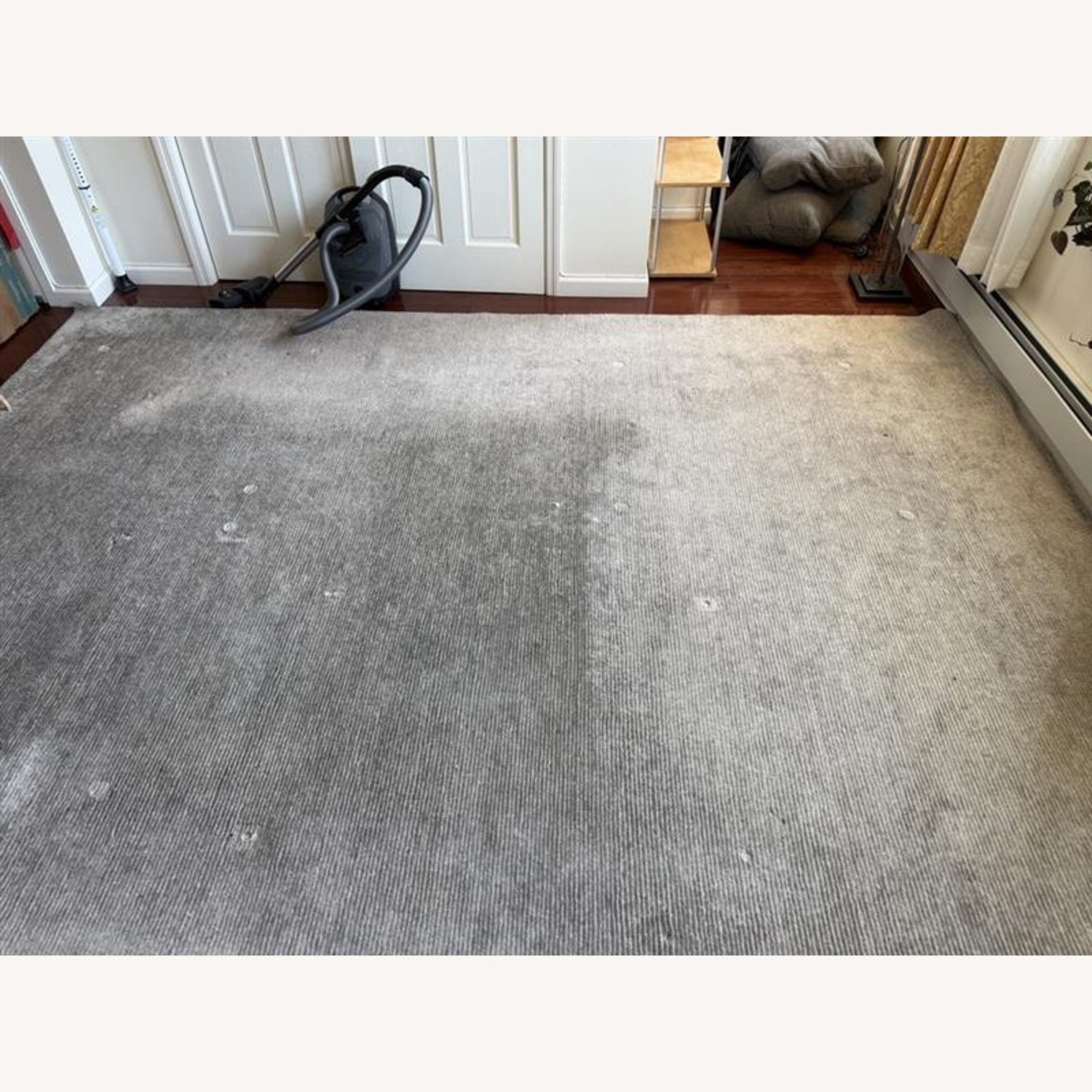 RH Korda Fog Grey Rug - image-1