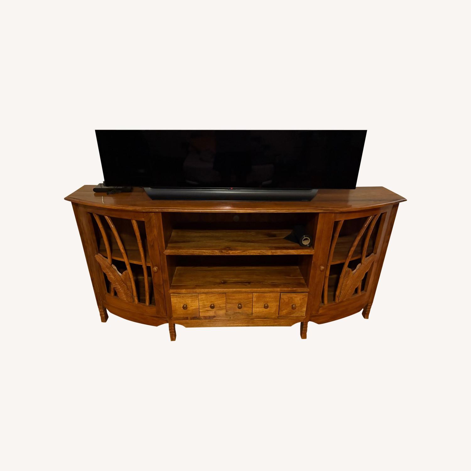 Solid Wood Sideboard/Media Console - image-0