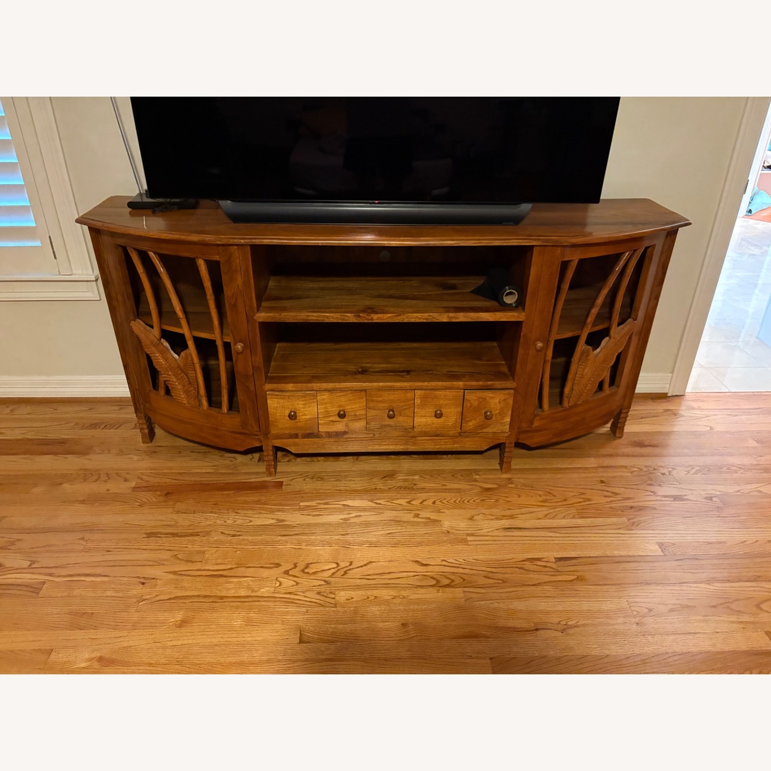 Solid Wood Sideboard/Media Console - image-1