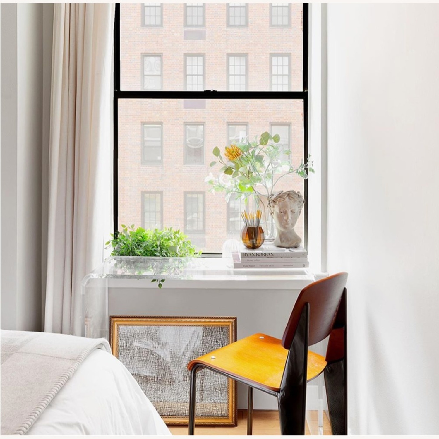 CB2 Acrylic Console Table - image-8