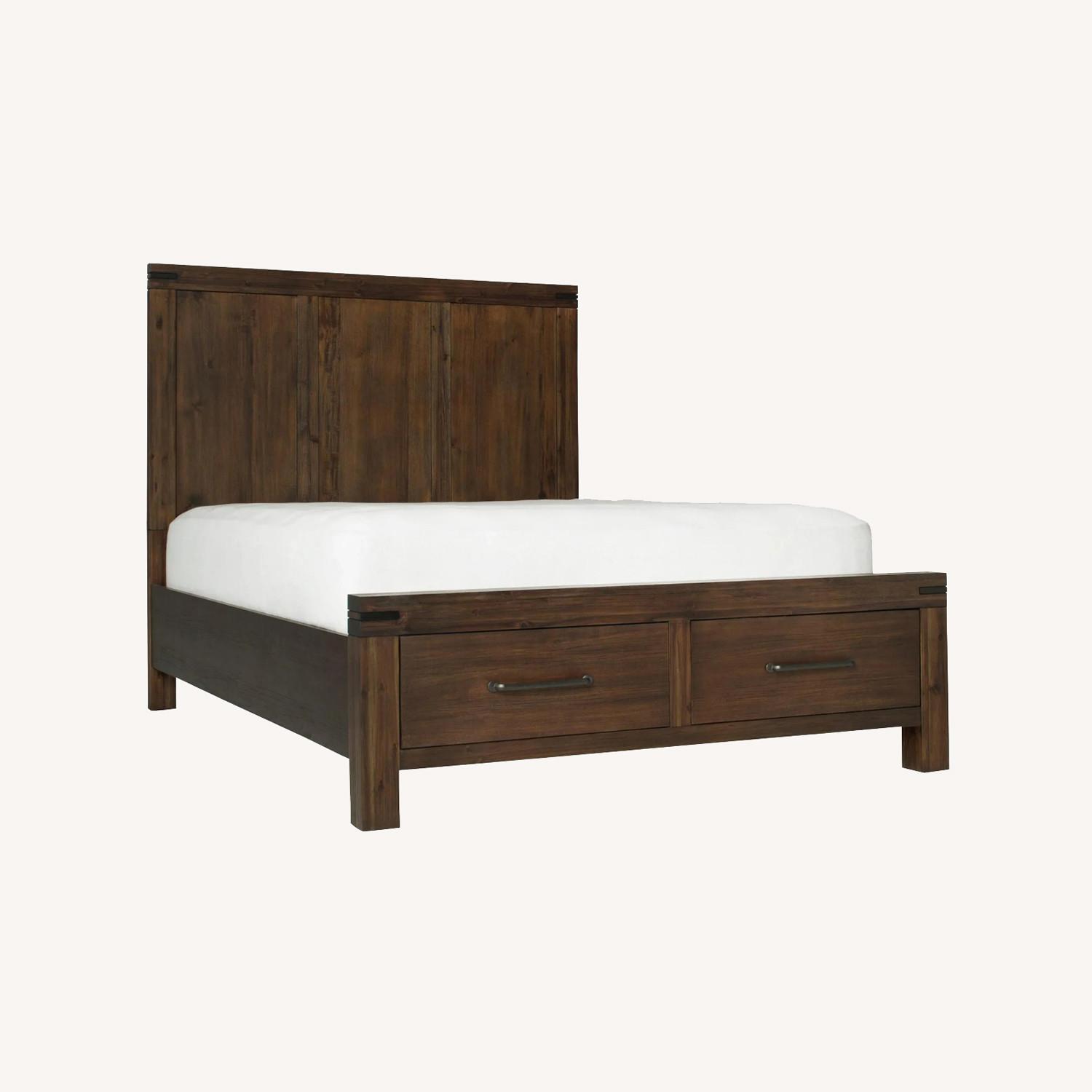 Raymour & Flanigan Queen Storage Bed - image-0