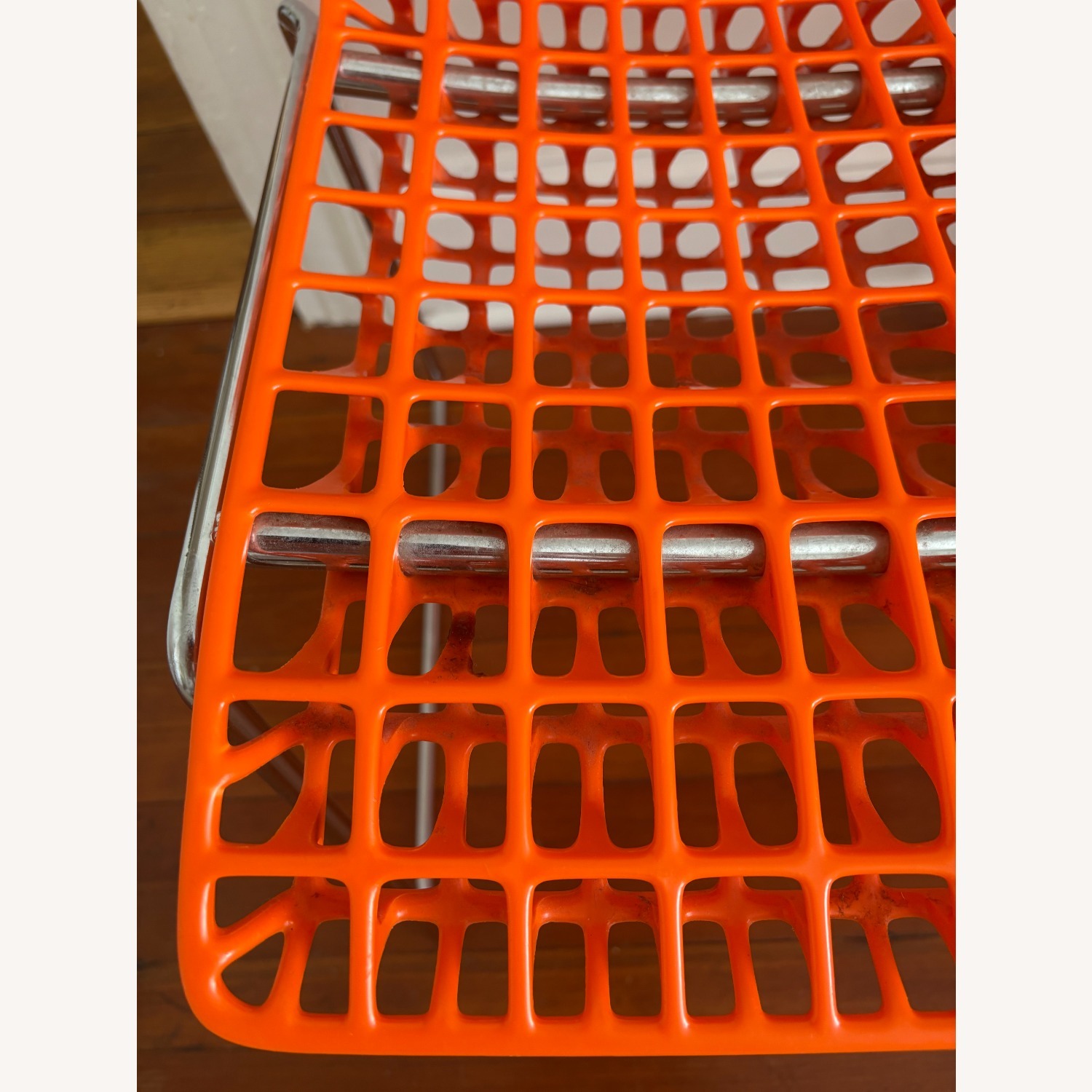 Orange Grid Chair Set of 4 - image-5