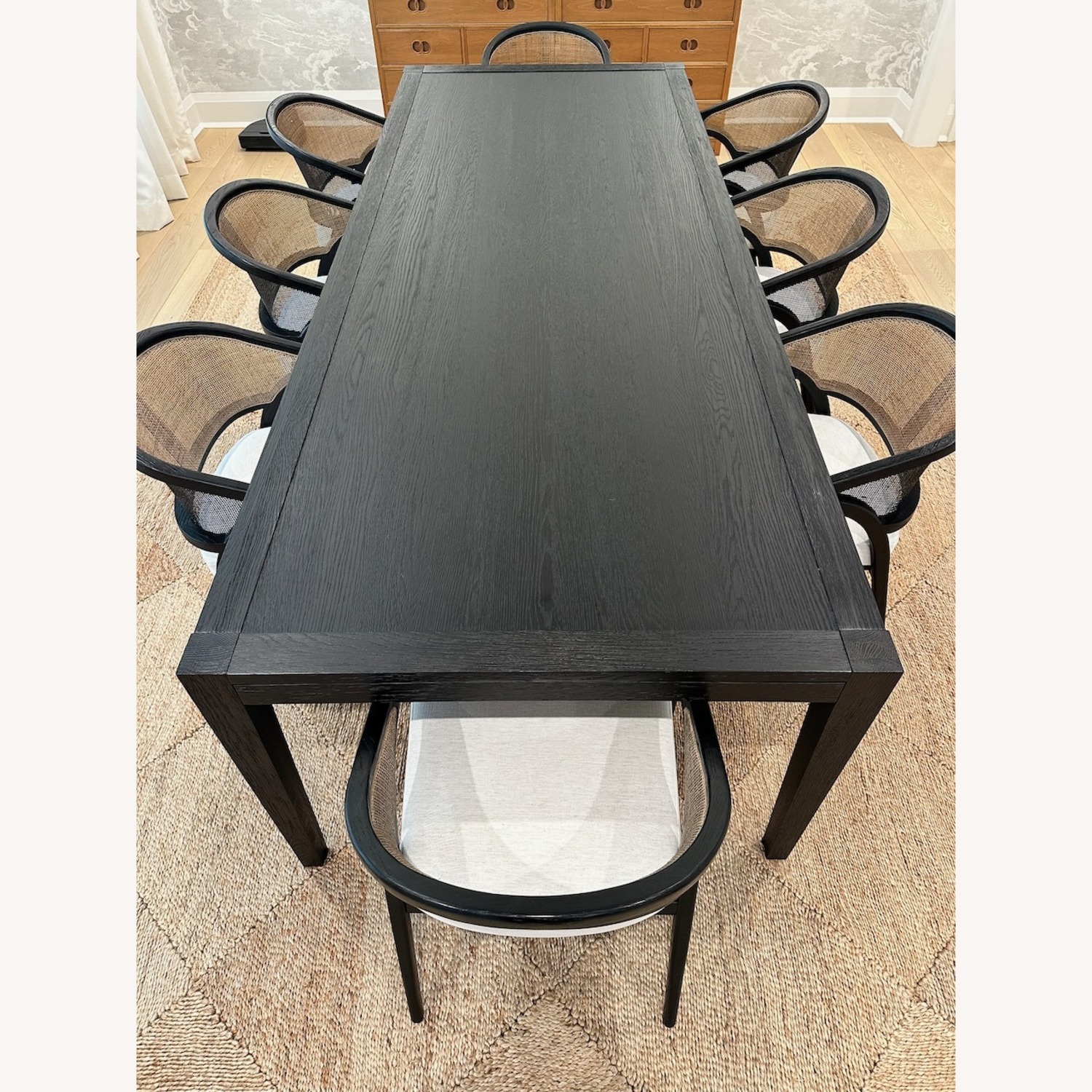 French Contemporary Rectangular Extension Dining Table - image-3