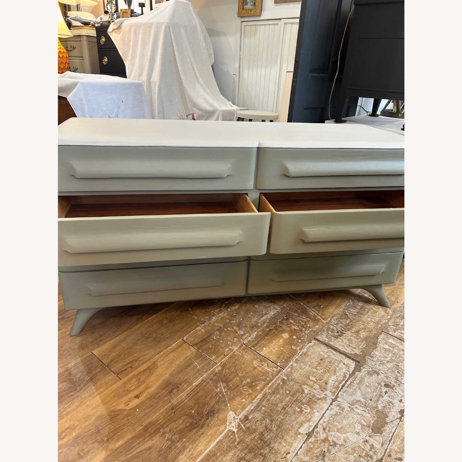 Sculptured Pine Dresser - image-3