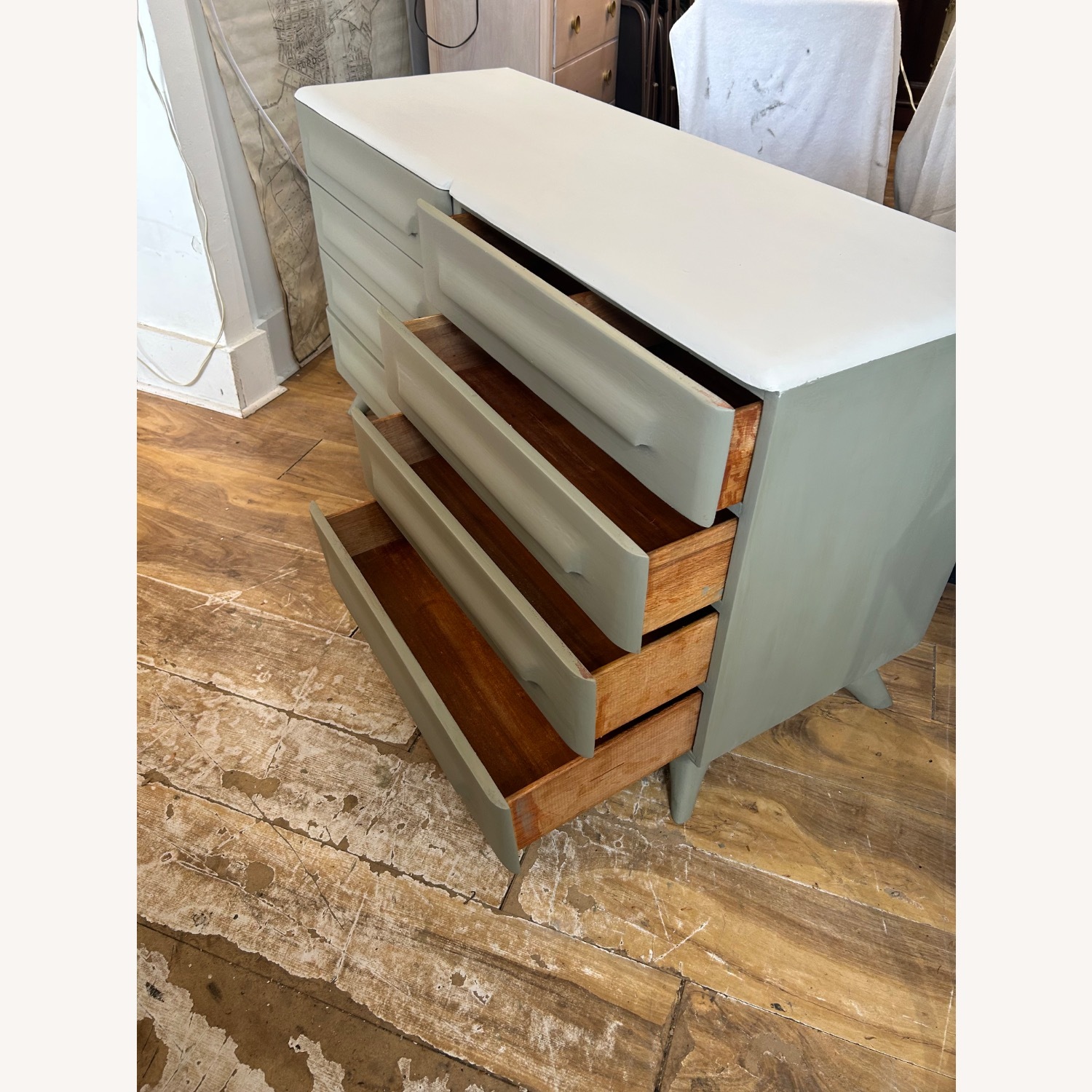 Sculptured Pine Dresser - image-10