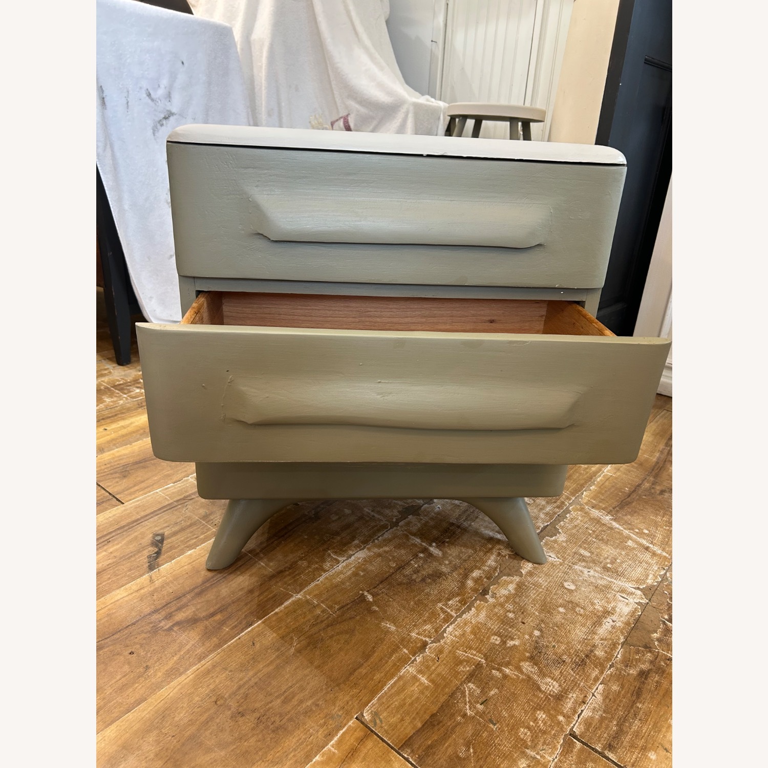 Sculptured Pine Nightstand - image-3