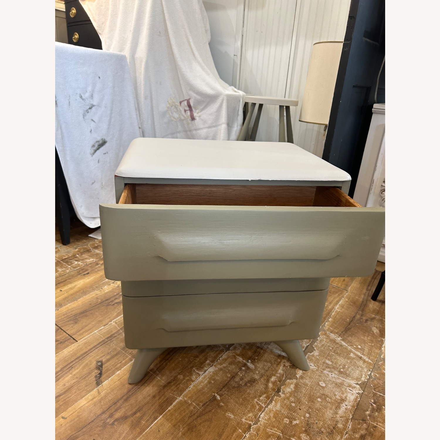 Sculptured Pine Nightstand - image-4