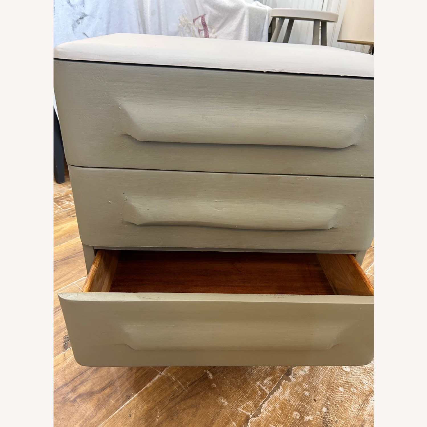Sculptured Pine Nightstand - image-2